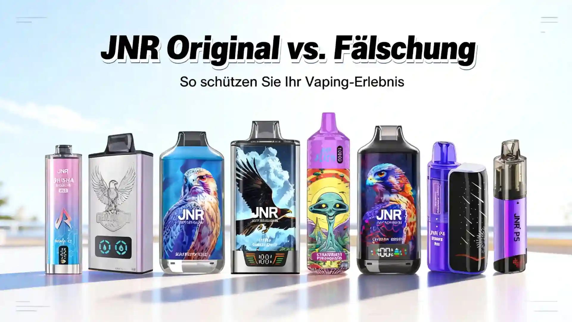 JNR Original vs. Fälschung: So schützen Sie Ihr Vaping-Erlebnis